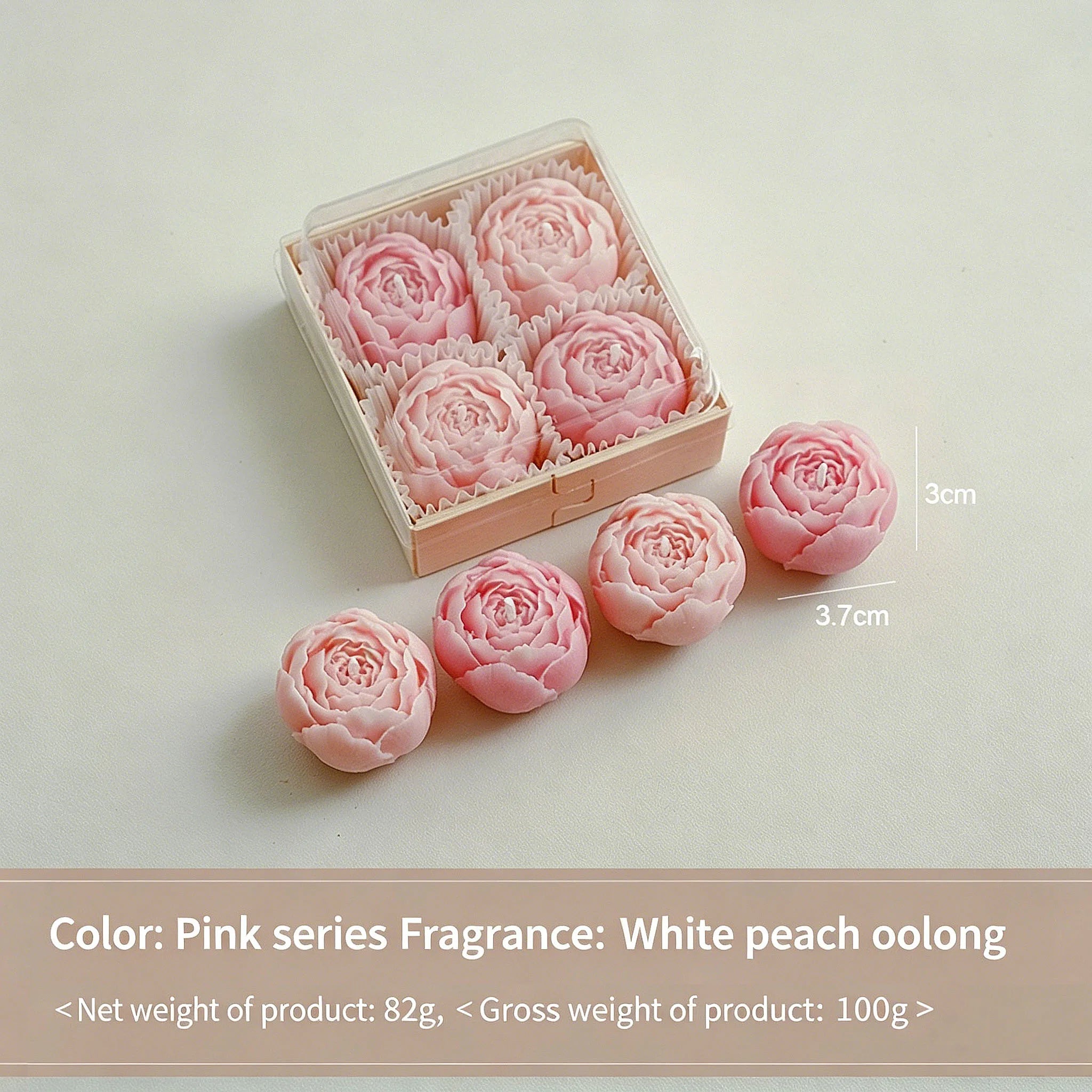 Romantic Rose Candle Gift Set | Soy Wax Floral Candles for Home & Gifting