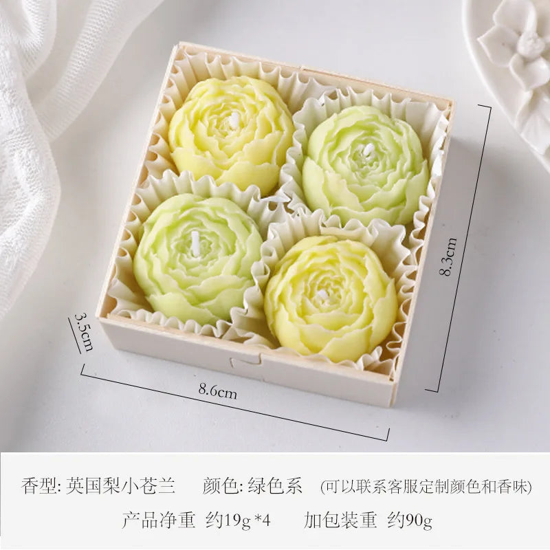 Rose Flower Scented Candle Gift Box | Valentine's & Anniversary Set