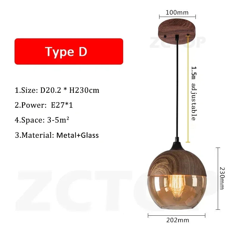 Industrial Retro LED Chandelier – Pendant Ceiling Light for Dining Room, Kitchen & Restaurant