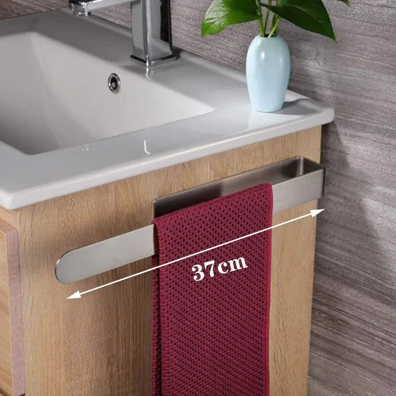 Self-Adhesive Towel Rack – No Drill | Bathroom & Kitchen Wall Holder✅ FREE UK Delivery