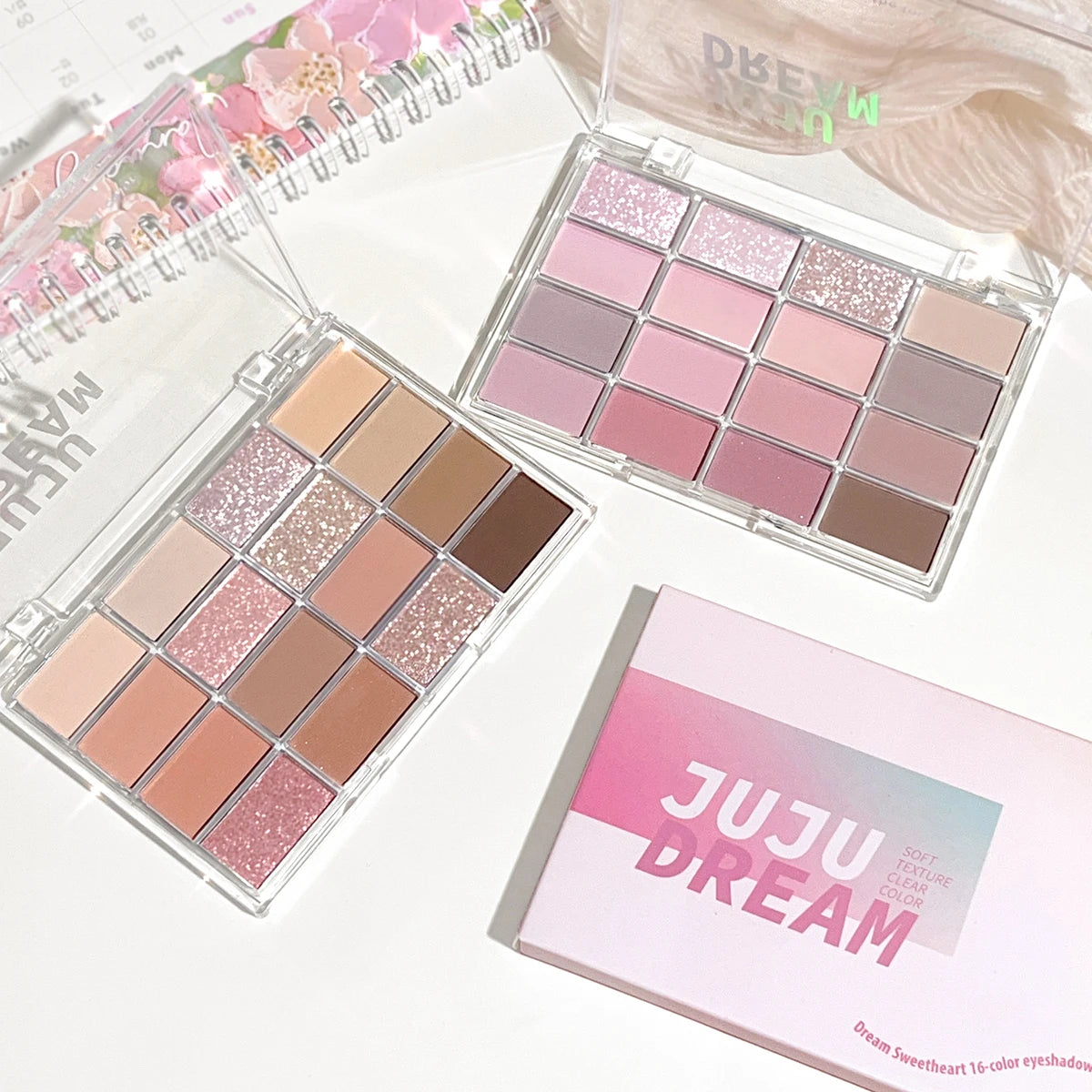 16‑Colour Eyeshadow Palette | Matte & Shimmer | Waterproof – FREE SHIPPING
