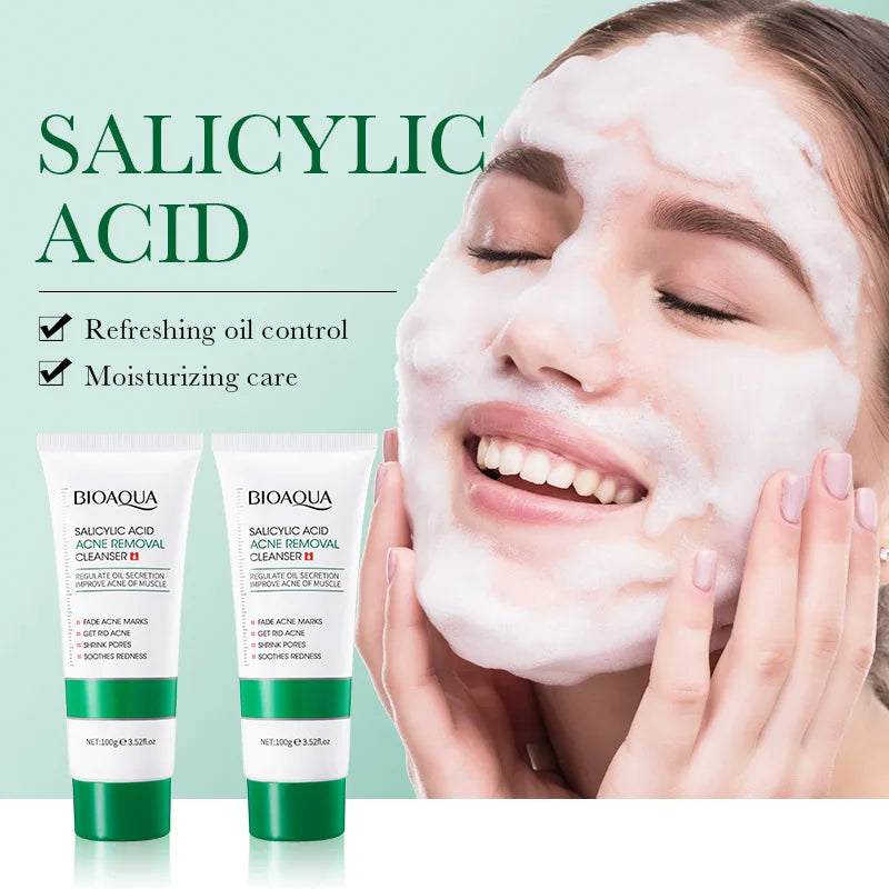 Salicylic Acid Face Cleanser | Anti‑Acne, Oil Control & Brightening