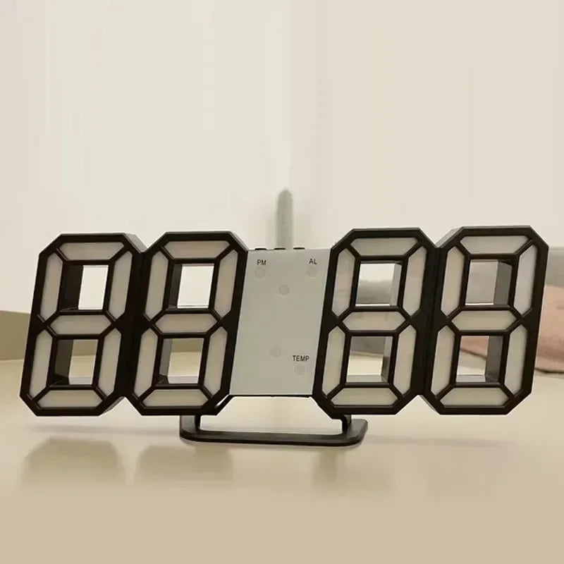 LED Digital Wall Clock | Modern Electronic Desk & Table Clock for Home