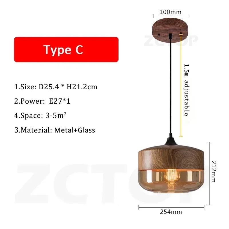Industrial Retro LED Chandelier – Pendant Ceiling Light for Dining Room, Kitchen & Restaurant
