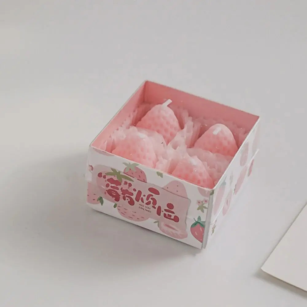 Strawberry Soy Wax Aromatherapy Candle