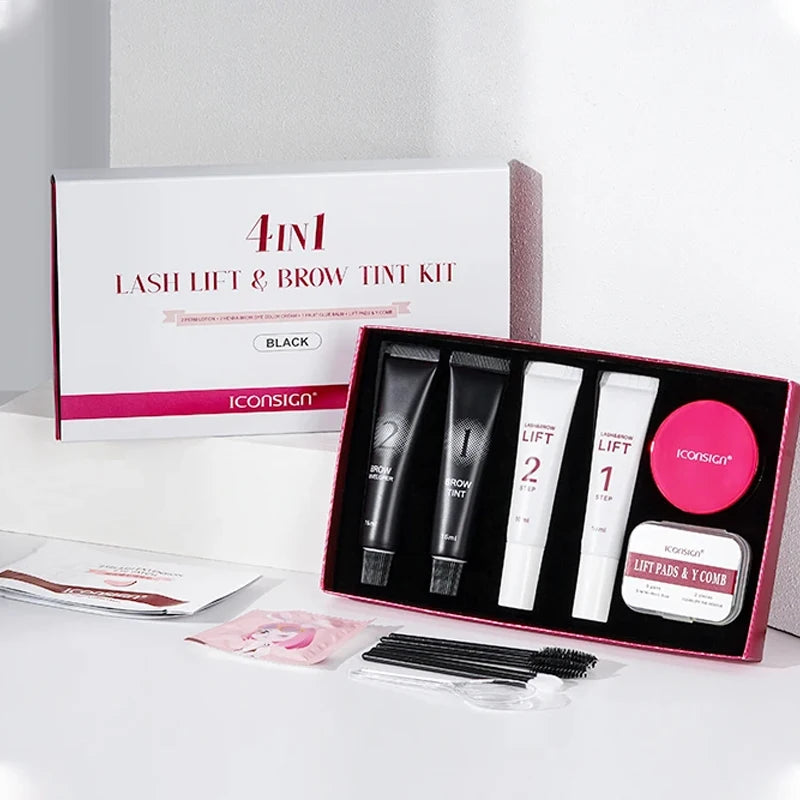 ICONSIGN 4-in-1 Lash Lift & Brow Tint Kit