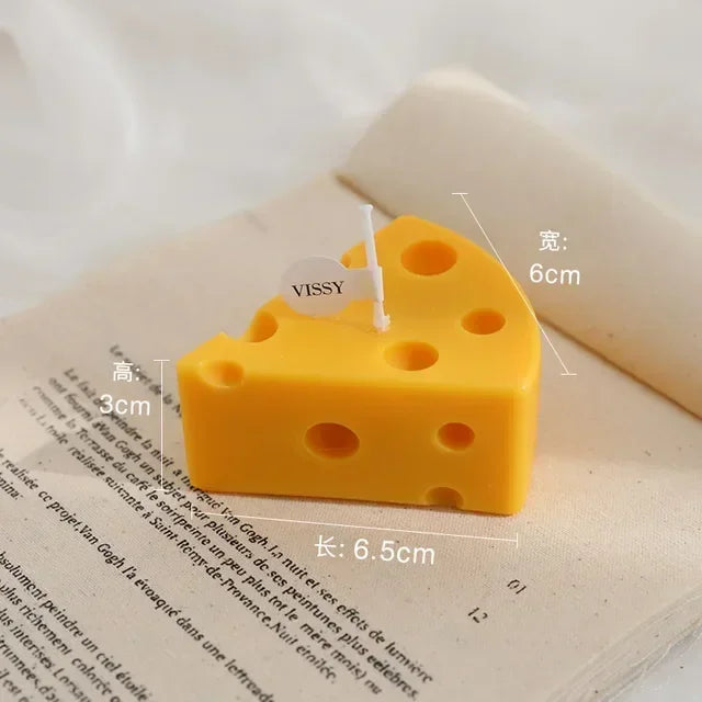 Cheese Shaped Scented Candle | Aromatherapy Candle Home Decoration