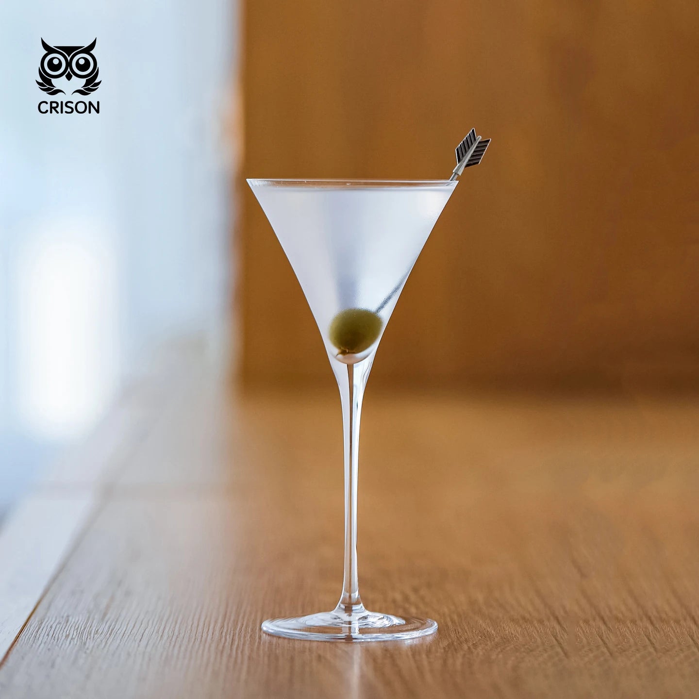 CRISON Japanese Style Martini Glass – Crystal Cocktail Cup 145ml