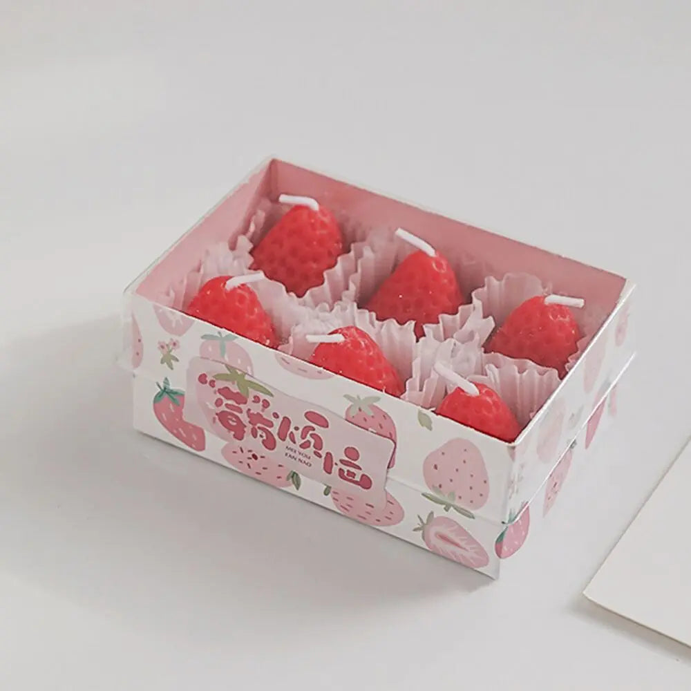 Strawberry Soy Wax Aromatherapy Candle