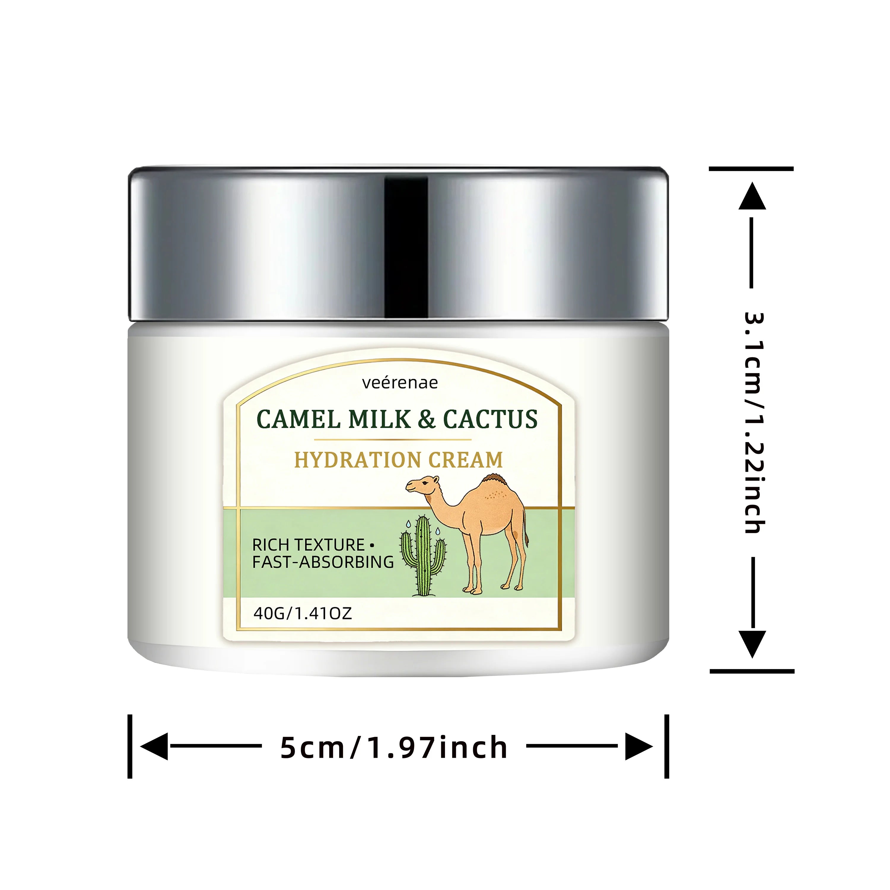 Camel Milk & Cactus Hydrating Face Cream – All Skin Types