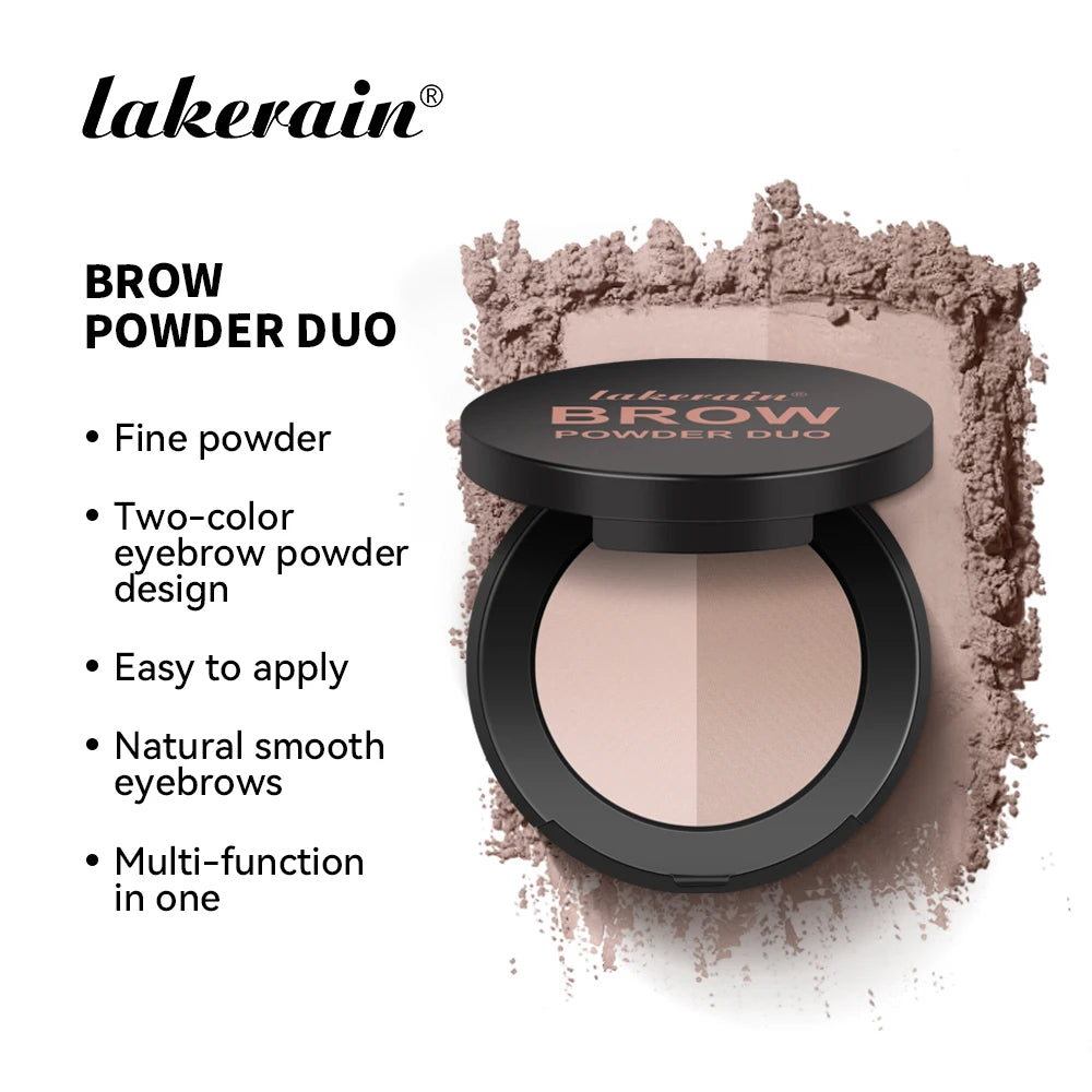 2-in-1 Waterproof Eyebrow & Contour Powder Duo