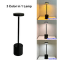 Classic Table Lamp USB Rechargeable Night Light 3 Colors Dimming Touch Desk Lamp Bedside Lamp Hotel Coffee Shop Club