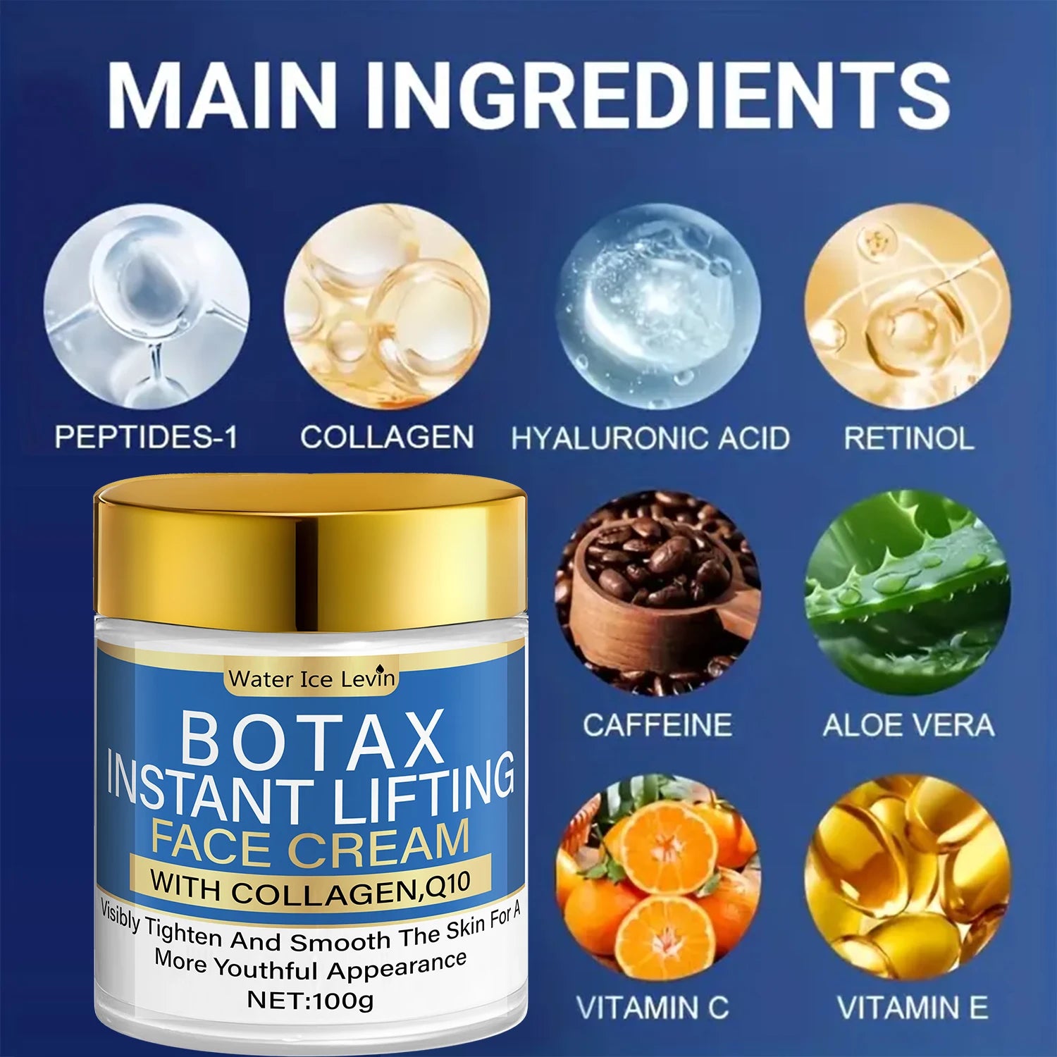 Instant Lifting Face Cream | Collagen & Q10 Anti-Aging