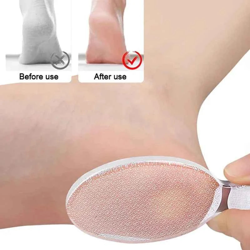 Nano Glass Double-sided Foot Rasp Heel File Hard Dead Skin Callus Remover Exfoliating Pedicure Care Foot File Tool