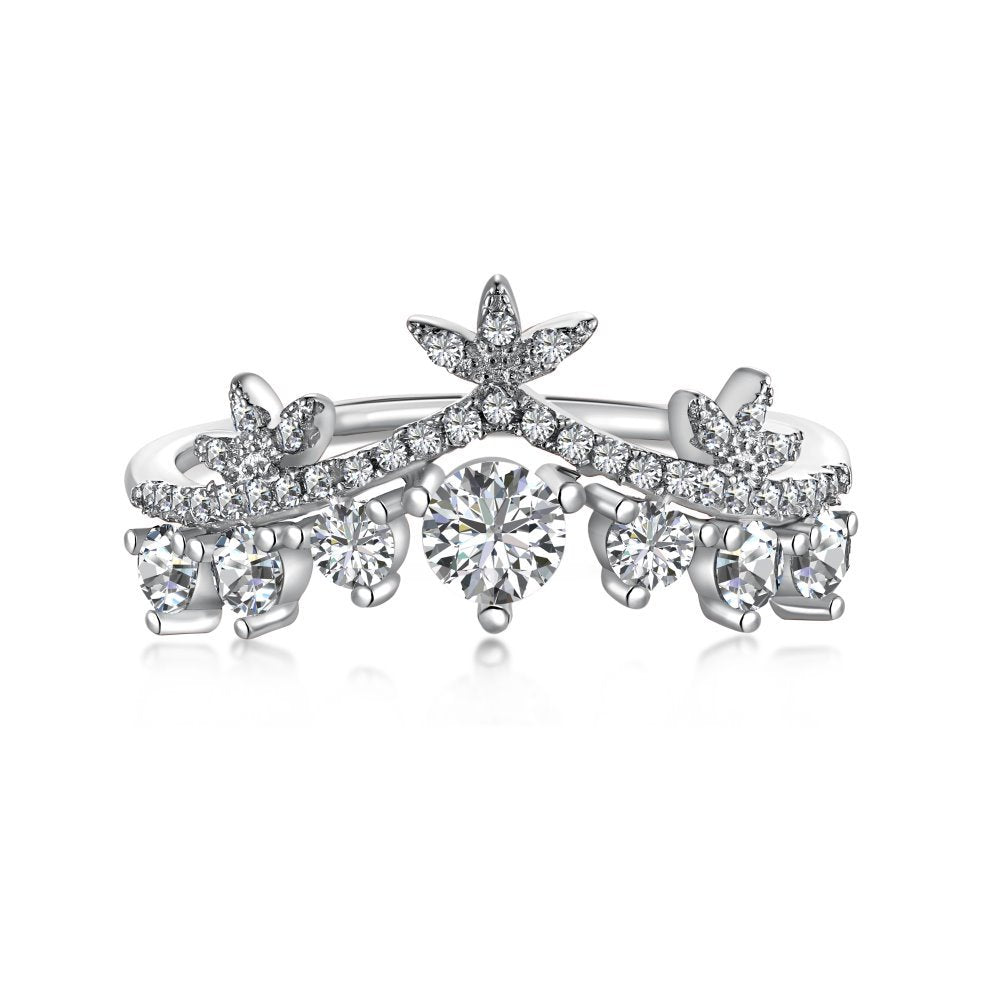 Light Luxury S925 Sterling Silver Ring in Japanese-Korean Style